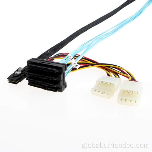 Power Cable Server Sata/Sas Red Flat Cable